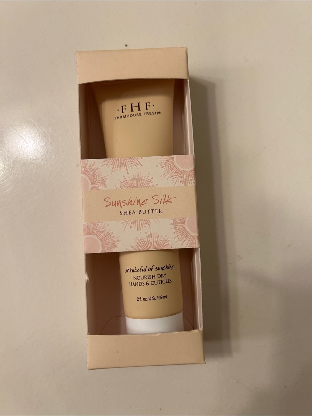 Farmhouse Fresh Sunshine Silk Shea Butter Hand Cream - Pale Peach
